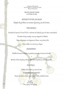 MENU DÍA DEL PILAR 2025